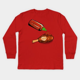 Chicken wing Kids Long Sleeve T-Shirt